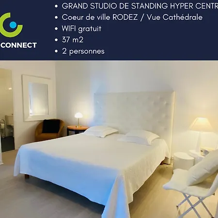 Grand Studio De Standing Hyper Centre Rodez Exterior photo